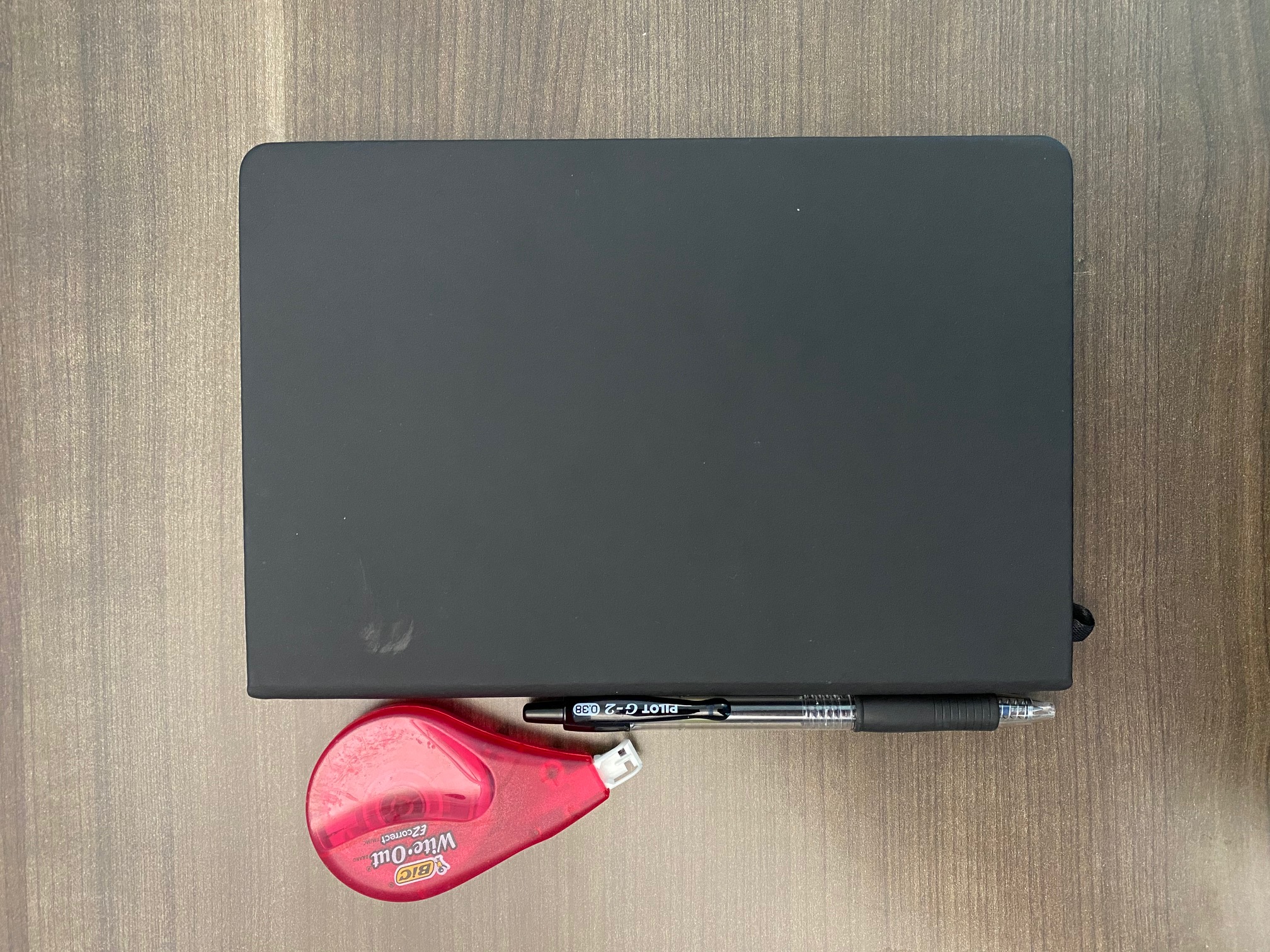 Journal, Pen, and Whiteout Tape